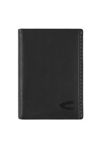 Kartenetui Camel Active "Atlanta", Herren, schwarz, Leder, clean, gepflegt, unifarben, Kleinlederwaren Kartenetui, aus besonders weichem Leder mit RFID Schutz