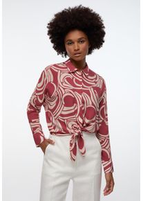 Shirtbluse Eterna "LOOSE FIT", Damen, Gr. 44, rot, 100% Viskose, normal, Blusen Shirtbluse