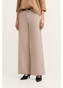 Stoffhose Bugatti "Baumwollmix", Damen, Gr. 44, Normalgr&ouml;&szlig;en, beige (40, beige), 98% Baumwolle, 2% Elasthan, unifarben, normal, Hosen Stoffhose, mit Flexcity Stretch