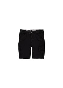 Shorts Alpha Industries "Airman Short", Herren, Gr. 33, Normalgr&ouml;&szlig;en, schwarz, Obermaterial: 98% Baumwolle, 2% Elastan; Futter: 100% Baumwolle, Hosen Shorts