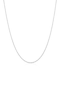 Silberkette Kuzzoi "Halskette Basic Gedrehte Gliederkette 925 Silber" Gr. 55, silber, Halsketten, Herren, 55, ohne Stein, Silber 925 (Sterlingsilber), Silberkette