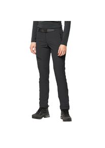 Outdoorhose Jack Wolfskin "HOLDSTEIG PANTS W", Herren, Gr. 36, N-Gr, schwarz, Softshell, Obermaterial: 90% Polyamid, 10% Elasthan. Futter: 100% Polyester, unifarben, slim fit kn&ouml;chellang, Hosen Outdoorhose, hoch atmungsaktive, robuste und elastische Softshellhose