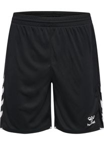 Trainingsshorts Hummel "HMLCORE 2.0 SHORTS", Herren, Gr. S (46), N-Gr, schwarz, wei&szlig;, Obermaterial: 100% Polyester, Hosen Trainingsshorts, aus Interlock-Stoff, atmungsaktiv, schnelltrocknend