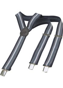 Hosentr&auml;ger Jan Vanderstorm "Hosentr&auml;ger ROGILD", Herren, Gr. 130, grau (grau gestreift), Obermaterial: 87% Polyester COOLMAX PES(Coolmax). 13% Elasthan EL., Hosentr&auml;ger Hosentr&auml;ger