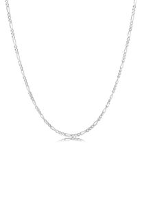 Silberkette Kuzzoi "Halskette Herrn Figaro Oxidiert Massiv Mann 925 Silber" Gr. 60, silber, Halsketten, Herren, 60, ohne Stein, Silber 925 (Sterlingsilber), Silberkette