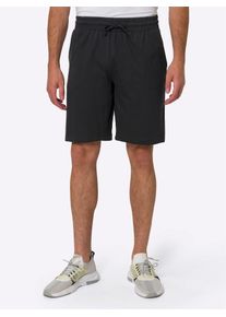 Bermudas CLASSIC, Herren, Gr. 44/46, Normalgr&ouml;&szlig;en, schwarz (schwarz, grau), 100% Baumwolle, gemustert, mehrfarbig, kurz, Hosen Bermudas