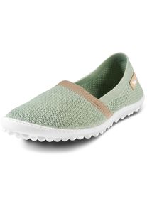 Barfu&szlig;schuh Leguano "FLAIR", Damen, Gr. 42, gr&uuml;n (pistazie), Textil, Schuhe Barfu&szlig;schuh, Slipper, Bequemschuh mit speziell entwickelter LIFOLITLaufsohle