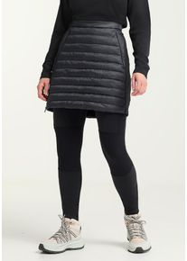 A-Linien-Rock Jack Wolfskin "ROUTEBURN PRO INS SKIRT W", Damen, Gr. XS, schwarz, Obermaterial: 100% Polyester, R&ouml;cke A-Linien-Rock