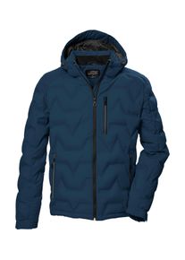 Steppjacke Killtec "KOW 60 MN QLTD JCKT", Damen, Gr. L, blau (dunkelblau), Obermaterial: 100% Polyester;Futter: 100% Polyester;F&uuml;llung: 100% Polyester, Jacken Steppjacke, Wasser- und windabweisend, atmungsaktiv, verstellbare Kapuze
