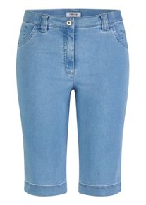 Bermudas KjBRAND "Betty", Damen, Gr. 44, N-Gr, blau (denim bleached), Denim/Jeans, Obermaterial: 71% Baumwolle, 25% Polyester, 4% Elasthan, unifarben, regular fit, Hosen Bermudas, mit Taschen