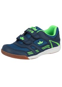 Hallenschuh Lico "Sportschuh Active Indoor V", Jungen, Gr. 33, blau, Synthetik, Schuhe Hallenschuh