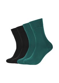 Socken Camano "ca-soft", Damen, Gr. 39-42, botanical garden, Baumwollmischung, unifarben, normal, Socken Socken, mit verst&auml;rktem Fersen- und Zehenbereich