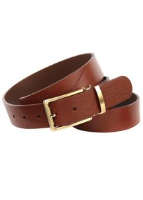 Lederg&uuml;rtel Anthoni Crown, Herren, Gr. 95, braun (cognac), Leder, unifarben, G&uuml;rtel Lederg&uuml;rtel, Pflanzlich gegerbter Vollrindlederg&uuml;rtel