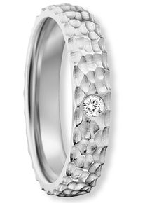 Silberring ONE ELEMENT "Zirkonia Freundschaft Partner Ring aus 925 Silber" Gr. 53, silber, Fingerringe, Damen, 53,mit Zirkonia, Silber 925 (Sterlingsilber), Silberring