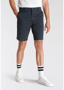Levi's Chinoshorts LEVI'S "XX CHINO SHORT II", Herren, Gr. 32, N-Gr, blau (navy), Web, Obermaterial: 98% Baumwolle, 2% Elasthan, normal knieumspielend, Hosen Chinoshorts, Sommerhose mit Logobadge