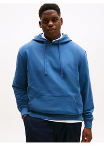 Tommy Hilfiger Big & Tall Kapuzensweatshirt "ESSENTIAL TERRY HOODY", Herren, Gr. XXL, aegean sea, Sweatware, Obermaterial: 100% Baumwolle, TOMMY HILFIGER BIG & TALL, unifarben, regular fit normal, Rundhals, eingesetzt Rippb&uuml;ndchen, Sweatshirts Kapuzensweatshirt, Gro&szlig;e Gr&ouml;&szlig;en