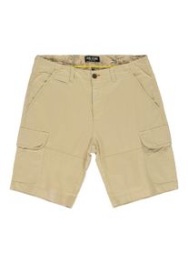 Cargoshorts Cars Jeans "BENMAS Short", Herren, Gr. M, N-Gr, beige (sand), Web, Obermaterial: 97% Baumwolle, 3% Elasthan, unifarben, regular fit kniefrei, Hosen Cargoshorts