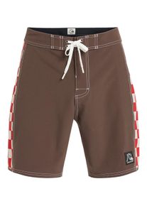 Boardshorts Quiksilver "Original Arch 18", Herren, Gr. 34L, braun (chocolate braun), Obermaterial: 92% Microfaser, 8% Elasthan;, Hosen Boardshorts