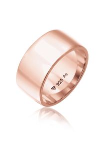 Silberring Elli "Ring Stacking Bandring Basic Trend 925 Silber" Gr. 58, rosa (rosegold), Fingerringe, Damen, 58, Silber 925 (Sterlingsilber), Silberring