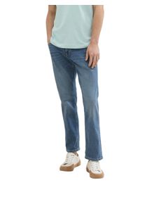 Straight-Jeans Tom Tailor "MARVIN", Herren, Gr. 38, L&auml;nge 32, clean light stone blau denim, Denim/Jeans, Obermaterial: 98% Baumwolle, 2% Elasthan, unifarben, straight fit kn&ouml;chellang, Jeans Straight-Jeans, im Five-Pocket Style