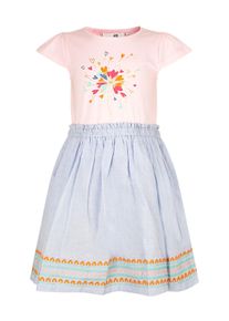 Sommerkleid happy girls "M&auml;dchenkleid", M&auml;dchen, Gr. 134, EURO-Gr&ouml;&szlig;en, rosa (rose), Stoff, 100% Baumwolle, normal, Kleider Sommerkleid