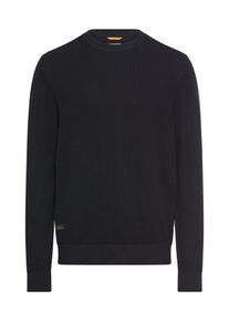 Strickpullover Camel Active, Herren, Gr. XL, schwarz navy, Strick, Obermaterial: 100% Baumwolle, unifarben, normal h&uuml;ftbedeckend, Rundhals, B&uuml;ndchen, Pullover Strickpullover, unifarben und aus reiner Baumwolle