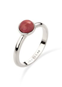 Silberring Elli "Ring Achat Rot 925 Sterling Silber" Gr. 52, silber, Fingerringe, Damen, 52, Silber 925 (Sterlingsilber), Silberring