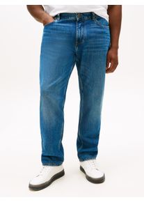 Tommy Hilfiger Big & Tall Gerade Jeans "BT-RGL MADISON STR VISTA IND-B", Herren, Gr. 40, L&auml;nge 32, vista indigo, Denim/Jeans, Obermaterial: 99% Baumwolle, 1% Elasthan, TOMMY HILFIGER BIG & TALL, unifarben, regular fit lang, Jeans Gerade Jeans, Gro&szlig;e Gr&ouml;&szlig;en