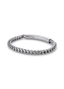 Armband Fynch-Hatton "Schmuck Edelstahl Armkette The Foxtail Chain Fuchsschwanz", silber (silberfarben), Armb&auml;nder, Herren, 20,5cm, Edelstahl, Armband