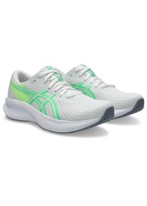 Laufschuh asics "PATRIOT 14", Damen, Gr. 42, wei&szlig;, vital gr&uuml;n, Synthetik, Schuhe Laufschuh