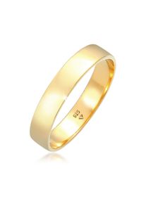 Silberring Kuzzoi "Ring Bandring Herrenring Freundschaftsring 925 Silber" Gr. 62, gold, Fingerringe, Damen, 62, Silber 925 (Sterlingsilber), Silberring