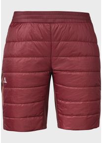 Sch&ouml;ffel Bermudas SCH&Ouml;FFEL "Thermo Shorts Schlern L", Damen, Gr. 42, Normalgr&ouml;&szlig;en, rot (2965, rot), Oberstoff : 100% Nylon Oberstoff Einsatz: 68% Polyester 7% Elasthan 25% Schurwolle Futter : 100% Nylon Wattierung : 100% Polyester, Hosen Bermudas