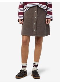 Cordrock Noisy may "NMRONNIE NW A SHAPE SKIRT CORDUROY NOOS", Damen, Gr. XS (34), braun (morel), Cord, Obermaterial: 98% Baumwolle, 2% Elasthan, unifarben, A-Linie kurz, R&ouml;cke Cordrock