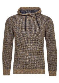 Rollkragenpullover Ragman, Herren, Gr. 54, braun (okker, 157), Strick, 100% Baumwolle, ohne Ausschnitt, Pullover Rollkragenpullover