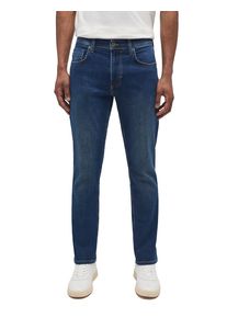 Straight-Jeans Mustang "Herren Style Washington Straight", Herren, Gr. 46, L&auml;nge 34, blau (881 dunkelblau), Denim/Jeans, 99% Baumwolle, 1% Elasthan, unifarben, straight fit, Jeans Straight-Jeans