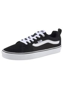 Sneaker Vans "Filmore", Herren, Gr. 42, schwarz-wei&szlig; (schwarz, wei&szlig;), Leder, Textil, Schuhe Sneaker, angelehnt an das Design vom Sk8 Low