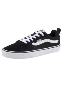 Sneaker Vans "Filmore", Herren, Gr. 46, schwarz-wei&szlig; (schwarz, wei&szlig;), Leder, Textil, Schuhe Sneaker, angelehnt an das Design vom Sk8 Low