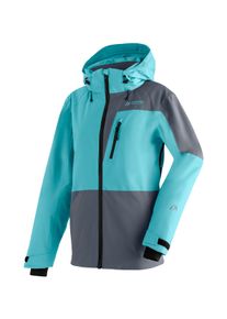 Skijacke Maier Sports "Favik W", Herren, Gr. 44, blau (hellblau), Oberstoff 1: 58% Polyester (recycled), 42% Polyester, Rundhals, Jacken Skijacke, atmungsaktive Damen Ski-Jacke, wasserdichte und winddichte Winterjacke