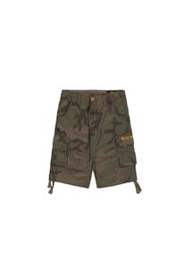 Shorts Alpha Industries "Jet Short Camo", Herren, Gr. 30, Normalgr&ouml;&szlig;en, gr&uuml;n (schwarz olive camo), Obermaterial: 100% Baumwolle; Futter: 100% Baumwolle, Hosen Shorts