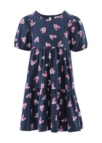Sommerkleid happy girls "M&auml;dchenkleid", M&auml;dchen, Gr. 152, EURO-Gr&ouml;&szlig;en, blau (navy), Stoff, 100% Baumwolle, normal, Kleider Sommerkleid