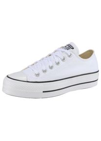 Sneaker Converse "CHUCK TAYLOR ALL STAR PLATFORM CANVAS", Damen, Gr. 40, wei&szlig;, Textil, Schuhe Sneaker, Topseller