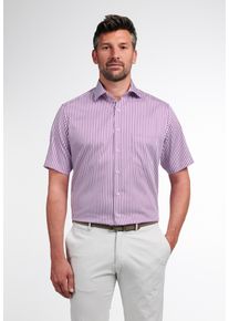 Kurzarmhemd Eterna "MODERN FIT", Damen, Gr. 44, Normalgr&ouml;&szlig;en, rosa (pink), Satin, 100% cotton, tailliert, Hemden Kurzarmhemd