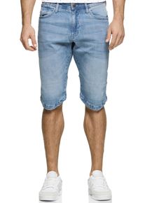 Shorts INDICODE "INKem", Herren, Gr. S, N-Gr, blau (blau wash), Denim/Jeans, Obermaterial: 98% Baumwolle, 2% Elasthan, washed, regular fit, Hosen Shorts