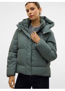 V&eacute;ro Moda Steppjacke VERO MODA "VMGRETAKYLIE SHORT COATED JACKET NOOS", Damen, Gr. XL, gr&uuml;n (balsam gr&uuml;n), Web, Obermaterial: 100% Polyamid, unifarben, Jacken Steppjacke