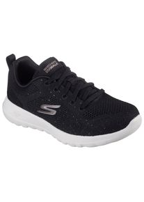 Sneaker Skechers "GO WALK JOY-VIOLET", Damen, Gr. 35, rosa (schwarz, ros&eacute;goldfarben), Textil, meliert, Schuhe Sneaker, Trainingsschuh, Schn&uuml;rschuh mit Goga Mat Technologie