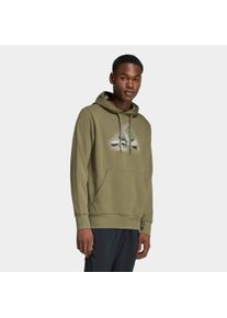 Kapuzensweatshirt adidas Sportswear "M CAMO MOD L H", Herren, Gr. M, olive strata, Obermaterial: 55% Baumwolle, 36% Polyester, 9% Viskose, Sweatshirts Kapuzensweatshirt