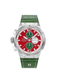 Chronograph Haemmer Germany, gr&uuml;n, Armbanduhren, Herren, Chronograph, Quarzuhr, Armbanduhr, Herrenuhr, analog, Tag, Stoppfunktion