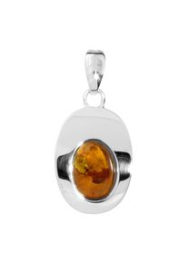 Kettenanh&auml;nger OSTSEE-SCHMUCK "OSTSEE-SCHMUCK Anh&auml;nger Jessie Anh&auml;nger Jessie", wei&szlig; (wei&szlig;, neutral), Schmuckanh&auml;nger, Damen, 35 x 17mm, Silber 925 (Sterlingsilber), 3,3 g, Kettenanh&auml;nger