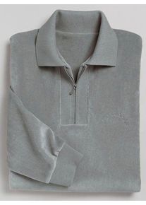 Sweatshirt Catamaran, Herren, Gr. 56/58, grau (silbergrau), 80% Baumwolle, 20% Polyester, meliert, unifarben, Sweatshirts Sweatshirt