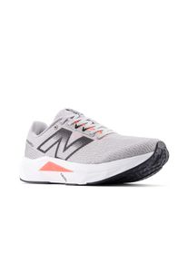 Laufschuh New Balance "FUELCELL PROPEL V5", Herren, Gr. 44, rain cloud, urgent rot, schwarz cement, Synthetik, Schuhe Laufschuh